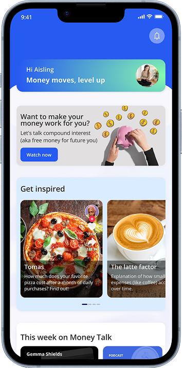 Banking app mockup 5
