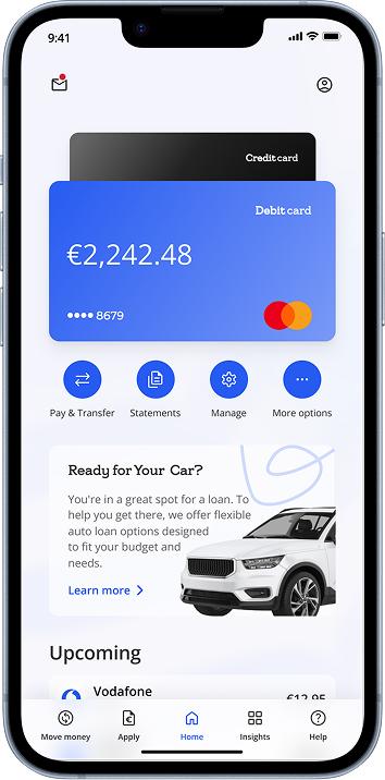 Banking app mockup 9